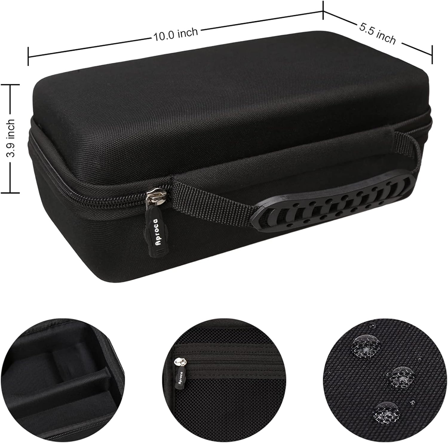Aproca Case Compatible with Andis 24675 UltraEdge 2-Speed Detachable Blade Dog/Pet Clipper, Portable Storage Bag for Accessories (Case Only)