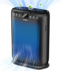 Air Purifiers for Home Large Room up to 2400sq.ft, LUNINO H13 HEPA Air Filter with Air Quality Sensors, Aromatherapy Function, Air Cleaner for Smoke, Dust, Dander, Pets Hair, Odor, E-200 Black