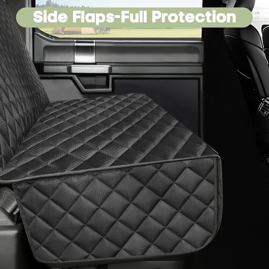 Dog Car Seat Cover for Trucks Ford F150/Chevrolet Silverado 1500 | Ram 1500/GMC Sierra 1500, Waterproof Nonslip Heavy Duty Back Seat Cover for Dogs