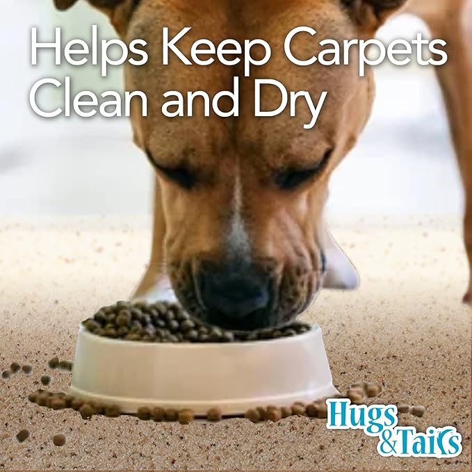 Under Pet Cage Mat for Bird Cages, Reptile Aquariums, Dog Kennels, Water-Resistant Pad for Hard Floors and Surfaces, 48 Inches x 48 Inches, Clear