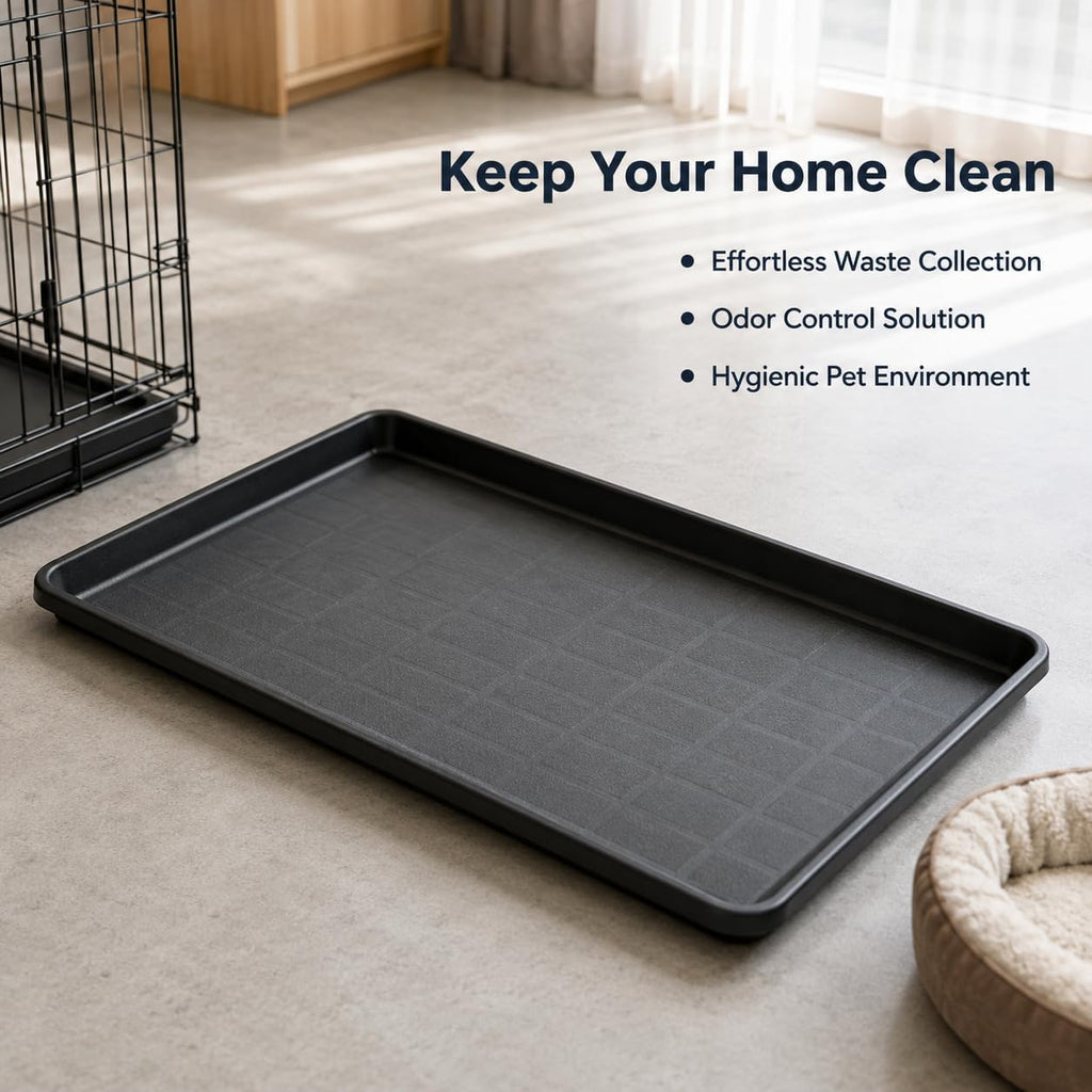 Cage Tray Pet Cage Tray Litter Pan Bottom Liner Waste Collector Thickened Stable Base Suitable for Cats Dogs Birds Chickens Ducks Floors, Length 93 * Width 45 * Height
