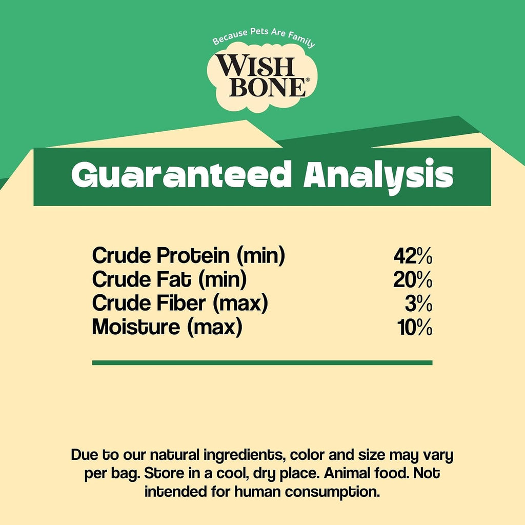 Wishbone Air-Dried Ocean Fish & Lamb Dog Food - Rich in Protein, Grain Free, Fish and Lamb Recipe, Skin and Coat Support for Pet Health - Made in New Zealand - 1lb