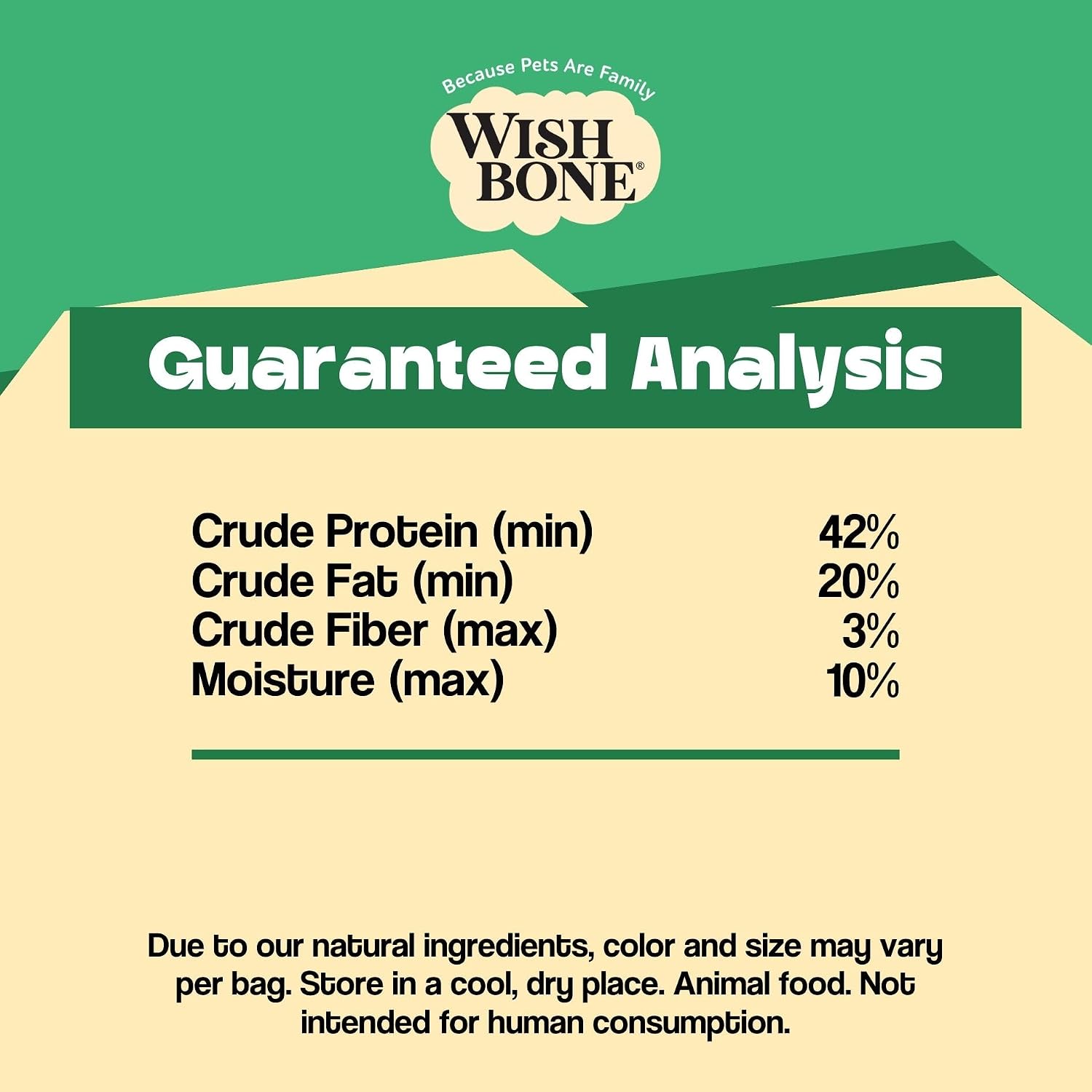 Wishbone Air-Dried Ocean Fish & Lamb Dog Food - Rich in Protein, Grain Free, Fish and Lamb Recipe, Skin and Coat Support for Pet Health - Made in New Zealand - 1lb