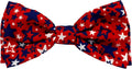 Huxley & Kent Pet Bow Tie for Dogs & Cats - 4th of July Adjustable Hook & Loop Collar Accessory - Cute & Comfortable for Holidays & Celebrations - Patriot Stars, Large | Hook & Loop Attaches to Any Collar, Soft Polyester, Lightweight & Machine Washable