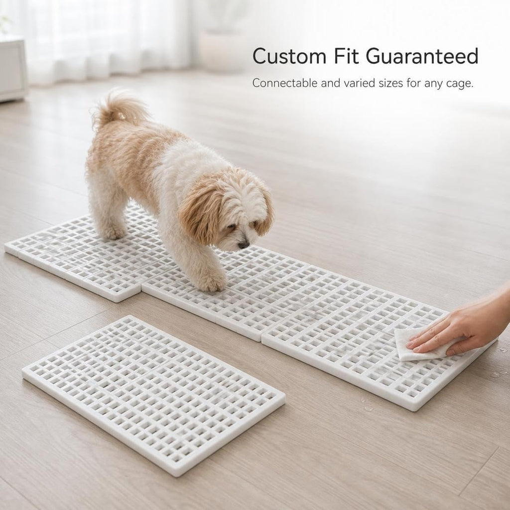 Pet Cooling Pad Cage Mat, Bite Resistant Dog Cooling Mat for All Seasons, for Hot Weather, Non-connectable, 73cm x 46cm