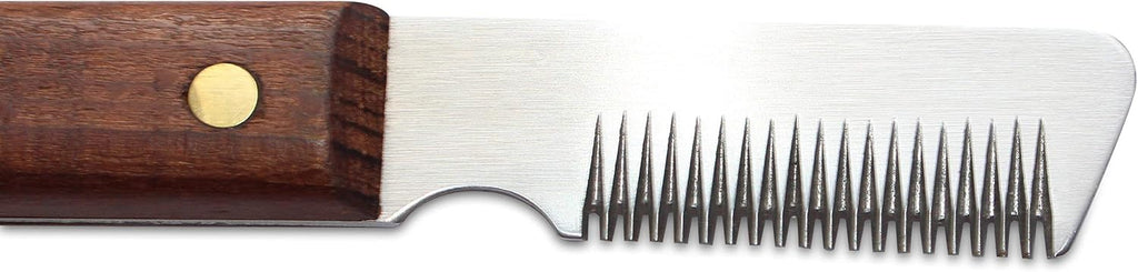 Mars Professional Dog Stripping Knife Grooming Tool, Sharp Tooth, for Terriers, Right-Handed