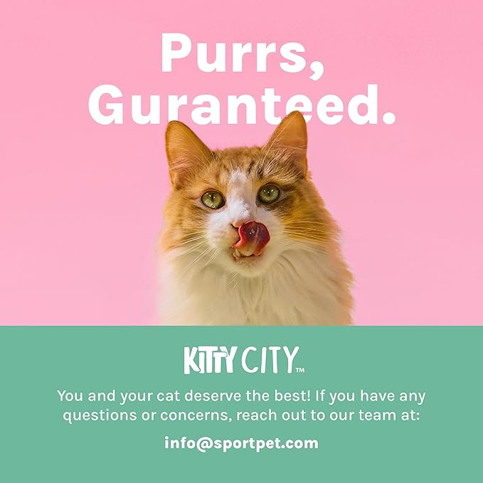 Kitty City Infinity Cat Litter Scoop with Holder – Non-Stick Aluminum Litter Sifter & Deep Shovel, Ergonomic Handle, Easy Clean Poop Scooper for Cats