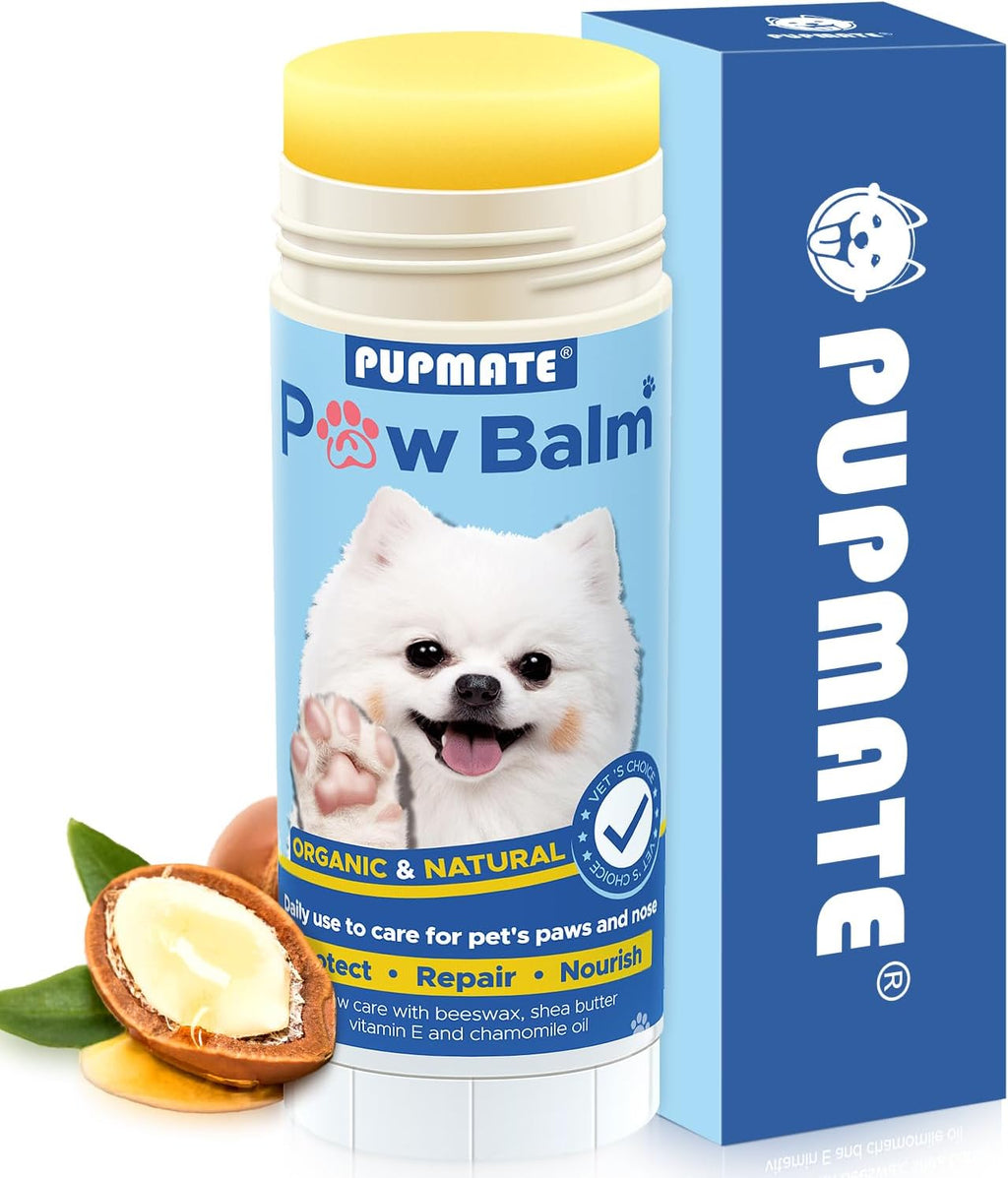 Paw Balm Pad Protector for Dogs – Dog Paw Balm Soother – Heals, Repairs and Moisturizes Dry Noses and Paws – Ideal for Extreme Weather Season Conditions - 2 Oz