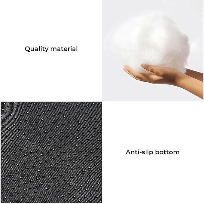 FUNNY FUZZY Pet Fluffy Fuzzy Couch Cover, Calming Washable Dog Bed Sofa Protector Pets Mat for Small Dogs and Cats (Tie-dye Grey, 27"×22"×4.7")