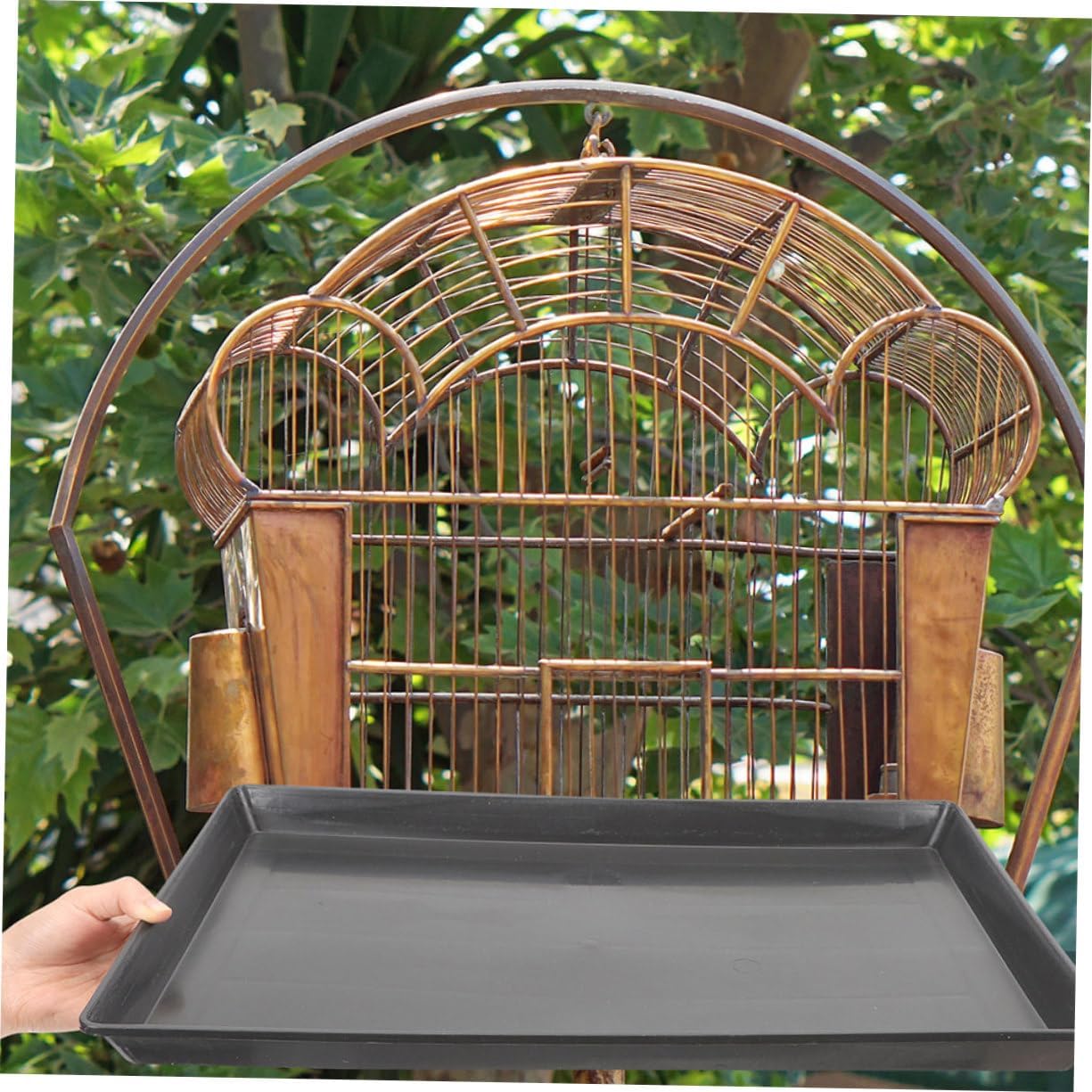 HEMOTON Dog Crate Tray Replacement Versatile Plastic Tray for Bird Cages Rabbit Cages and Pet Crates Easy to Fit