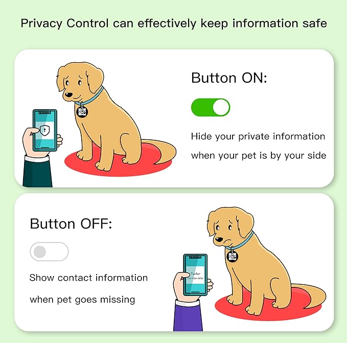 ESA Dog Tag, QR Code Dog Tag, Modifiable Free Pet Online Profile, Scannable QR Code, Scan QR Send Instant Location Alert Email, Silicone Lightweight ID Tag for Dog and Cat (Red, Small)