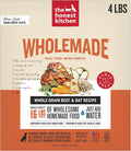 The Honest Kitchen Human Grade Wholemade™ Dehydrated Whole Grain Dog Food – Complete Meal or Dog Food Topper – Beef & Oat 4 lb (Makes 16 lbs)