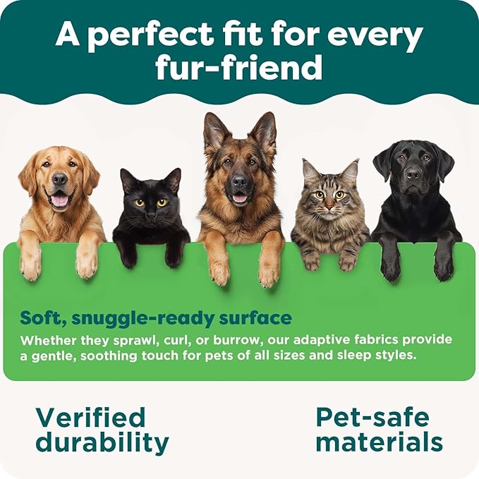 FurHaven Orthopedic Dog Bed for Large Dogs, L-Shaped Chaise Mattress with Orthopedic Egg Crate & Solid Orthopedic Foam Base for Joint Support, Washable Cover, Jumbo XL, Plush & Velvet, Platinum Gray