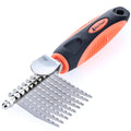 Raw Paws Dematting Comb - 1 ct, Long Blades & Safety Edges, For Cats and Dogs - Removes Mats, Tangles & Knots | For Matted Hair, Shedding & Hair Removal - Dematting Comb for Dogs - Cat Dematting Tool - Grooming Brush for Dogs