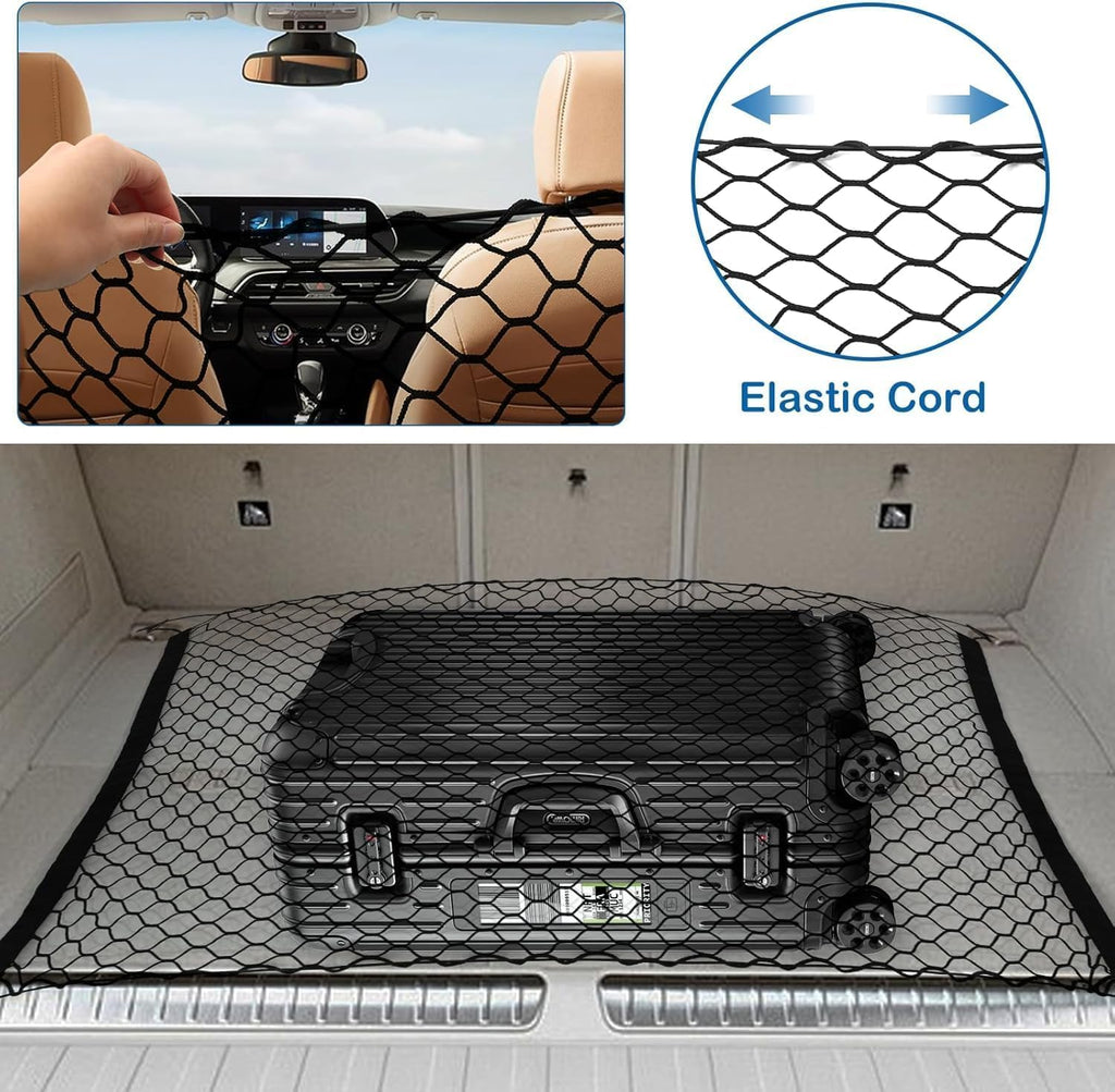 Dog Car Barrier Vehicle Pet for Honda Pilot 2023-2026 | premium polyester Barrier Backseat Mesh Dog Car Divider Net with Adjusting Rope,prevent driver distraction from pets jumping