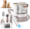 Mavpet 3.2L Dog Grooming Kit & Vacuum Suction | 3 Level Pet Hair Vacuum Groomer with Clippers for Thick Coats, 6 Shedding Grooming Tools for Dogs Cats