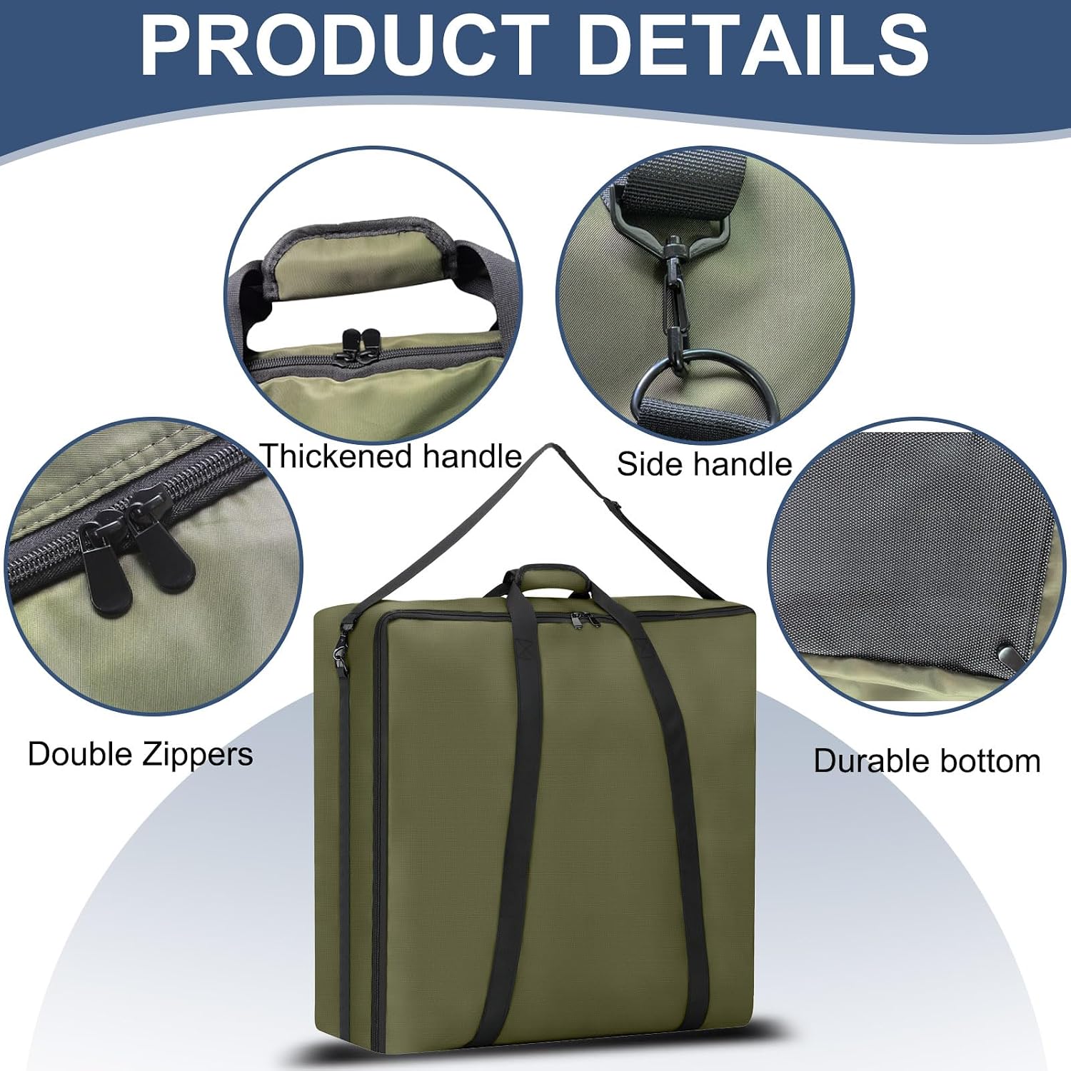 24" Dog Fence Storage Bag for Camping & RV Trips Comfortable Carry | Suitable for Foldable Exercise pens, Dog Fence Travel Bag With Handles, 600D Oxford Fabric,Neat Storage, Wear-Resistant