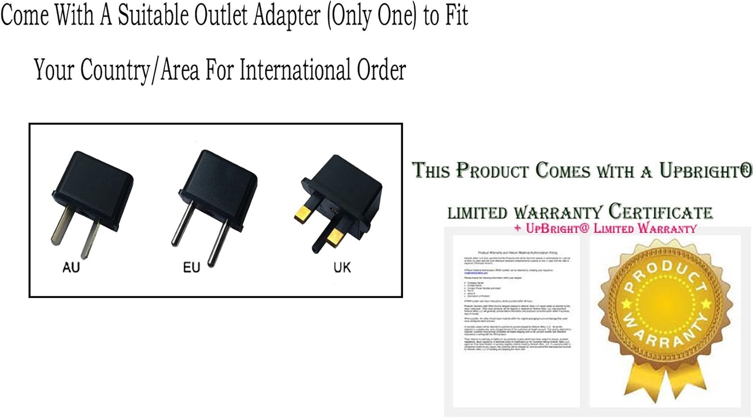 UpBright 2-Prong 5V AC/DC Adapter Compatible with Sminiker Dog Pet Hair Clipper Pro Professional Rechargeable Cordless Low Noise Cat Horse Grooming SMK-002 5VDC 1000mA Power Supply Battery Charger