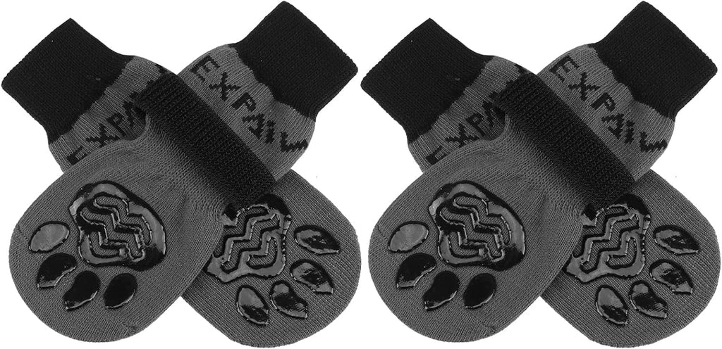 Anti-Slip Dog Socks,Dog Boots&Paw Protectors to Prevent Licking,Dog Shoes for Hot/Cold Pavement, Double Sides Non-Skid Traction Control on Hardwood Floor for Senior Dogs
