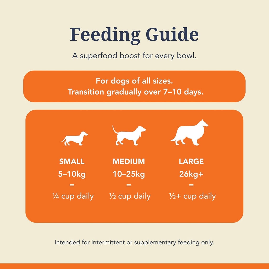 K9 Natural - Freeze Dried Grain-Free Dog Food Topper for Digestive Support