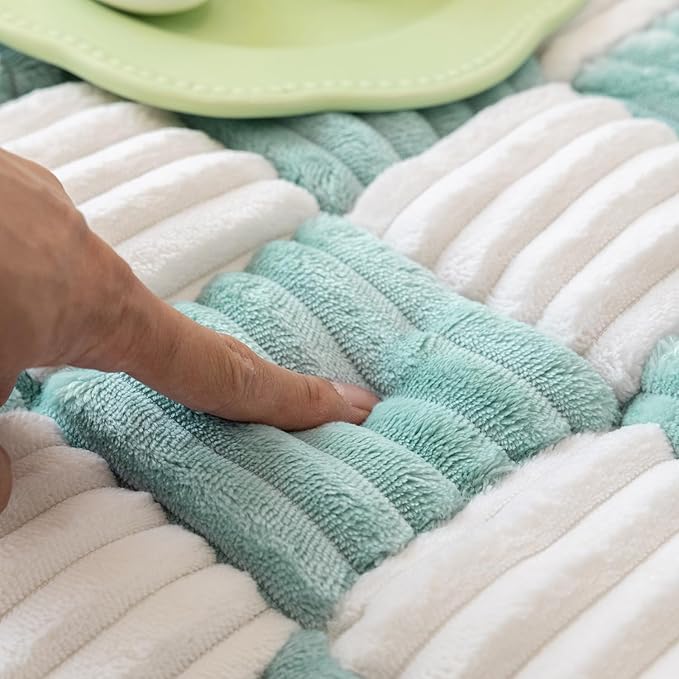 Pet Couch Cover for Sofa, Dog Cover for Couch, Washable Pet Couch Covers for Large Dogs, Anti-Slip Dog Bed Mat for Couch (Sky-Blue, 27x59 inch)