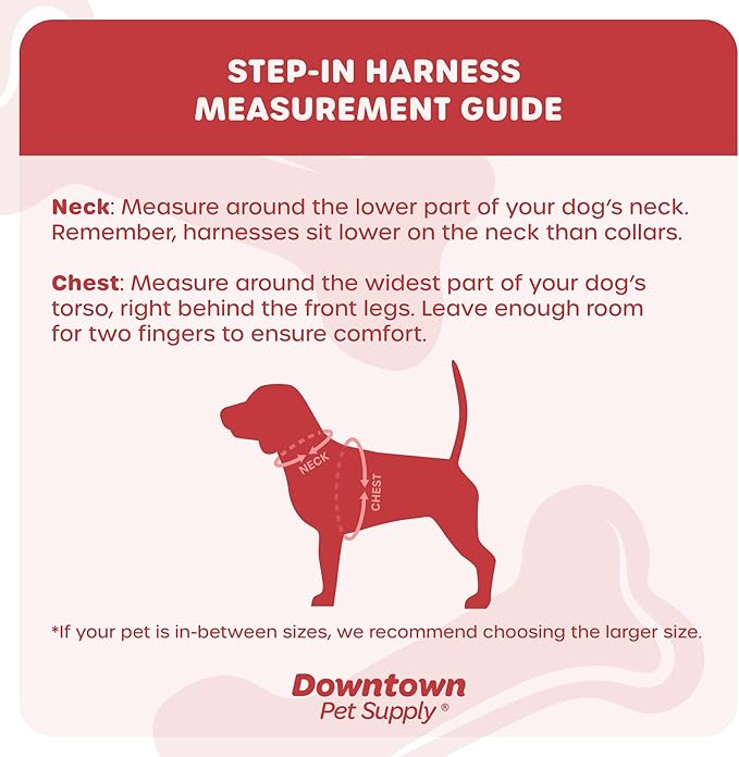 Downtown Pet Supply Step in Dog Harness No Pull, XX-Large, Blue - Adjustable Harness with Padded Mesh Fabric and Reflective Trim - Buckle Strap Harness for Dogs