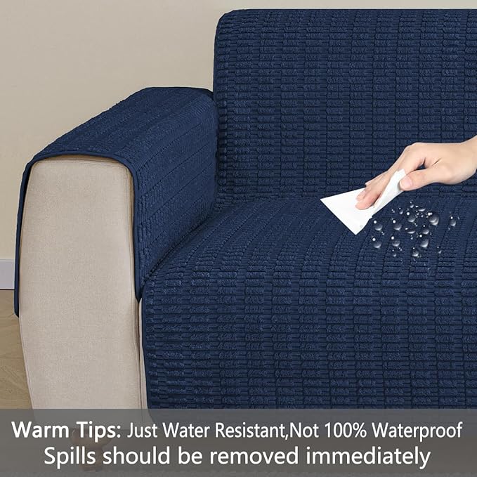 Muamar Dog Bed Cover Sofa Protector,Anti Slip Waterproof Sofa Covers for Living Room Couch Covers,Sofa Mat,Seat Cover, Dog Mat,Pet Pad for Furniture 1 Piece (60x70 inch, Dark Blue)