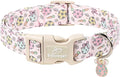 Easter Dog Collar for Giant Large Dogs - Easter Egg Pastel Dog Collars, Cute Girl Dogs Collar, Lightweight Adjustable Pink Spring Holiaday Dog Collars with Quick Release Bucklee XL