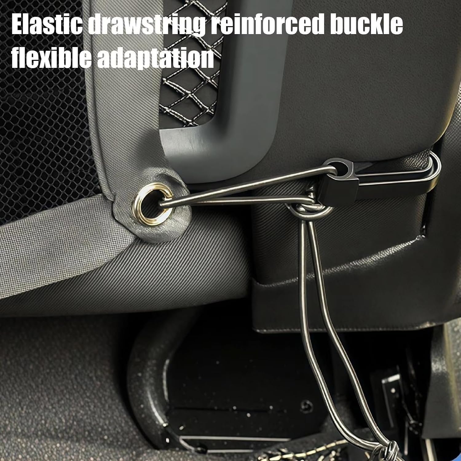 Car Pet Barrier Mesh Net for Mitsubishi Mirage/G4 | Durable Mesh.Elastic Drawstring.Reinforced Buckle.Vehicle Partition.Snug Fit