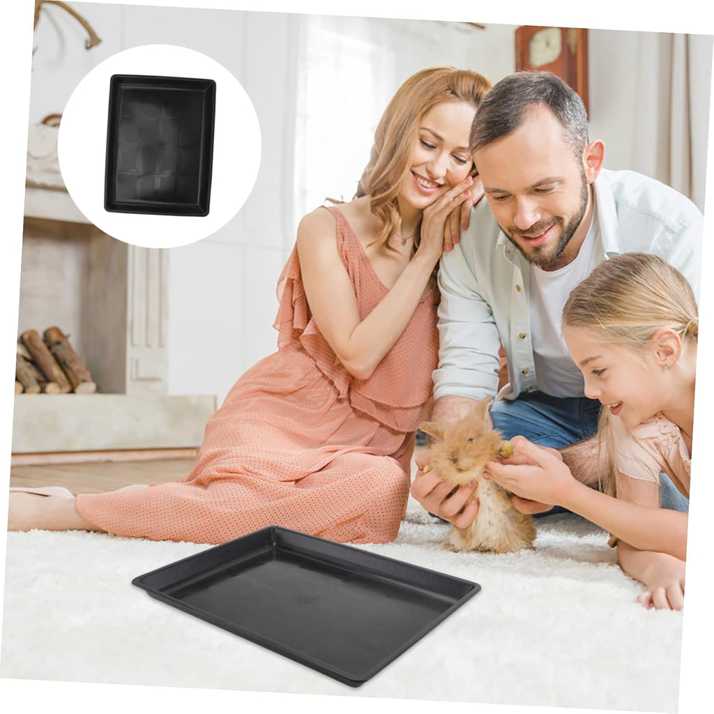 1pc Pet Cage Tray Plastic Pet Potty Tray for Cats Dogs and Replacement Base for Cages for Use Helps Develop Toilet Habits