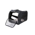 dbest products Pet Smart Cart Carrier, Large, Black, Soft Sided Collapsible Folding Travel Bag, Dog Cat Airline Approved Tote Luggage Backpack