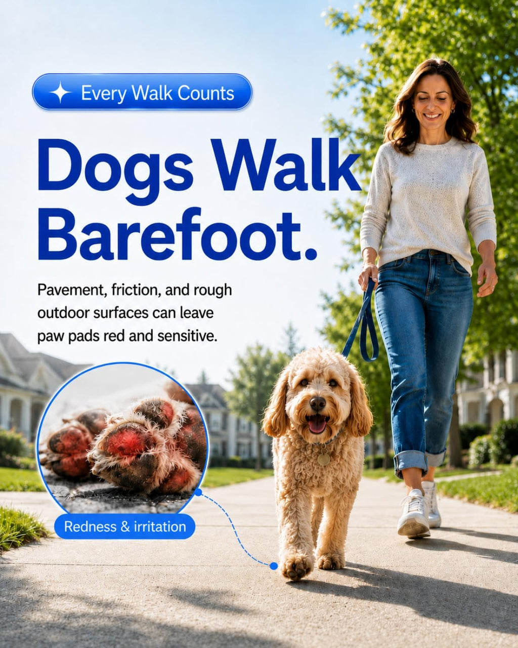 Soothing Foot Essence for Dogs and Cats, Moisturizing and Relieving itching on Dry pet's paw and Skin | Paw Moisturizer