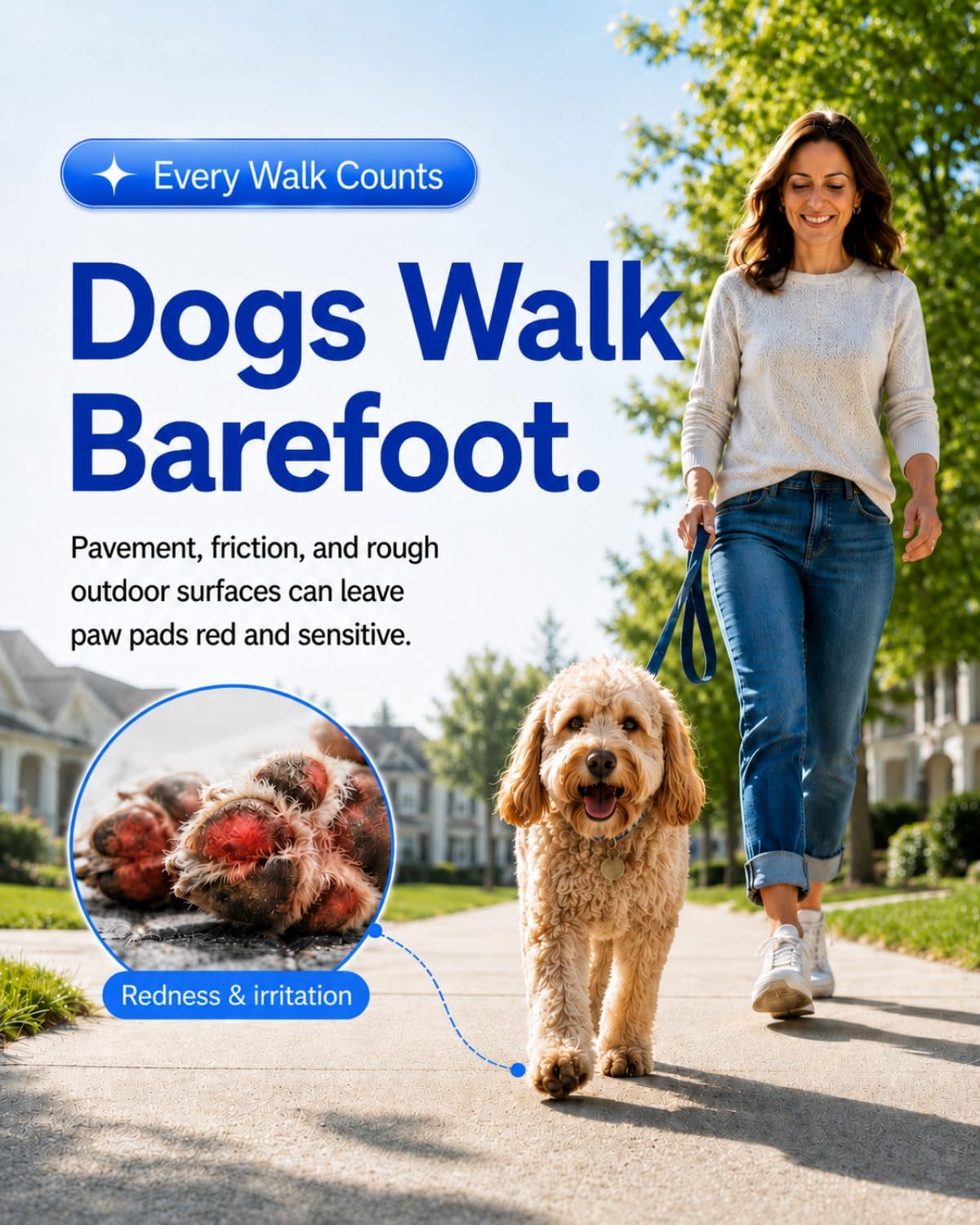 Soothing Foot Essence for Dogs and Cats, Moisturizing and Relieving itching on Dry pet's paw and Skin | Paw Moisturizer