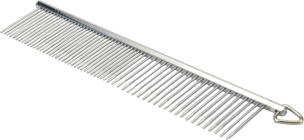 Coastal Pet Safari Dog Grooming Comb for Medium and Coarse Coats - Extra-Long Rotating Teeth - Undercoat Rake for Coarse Coats - 7 1/4"