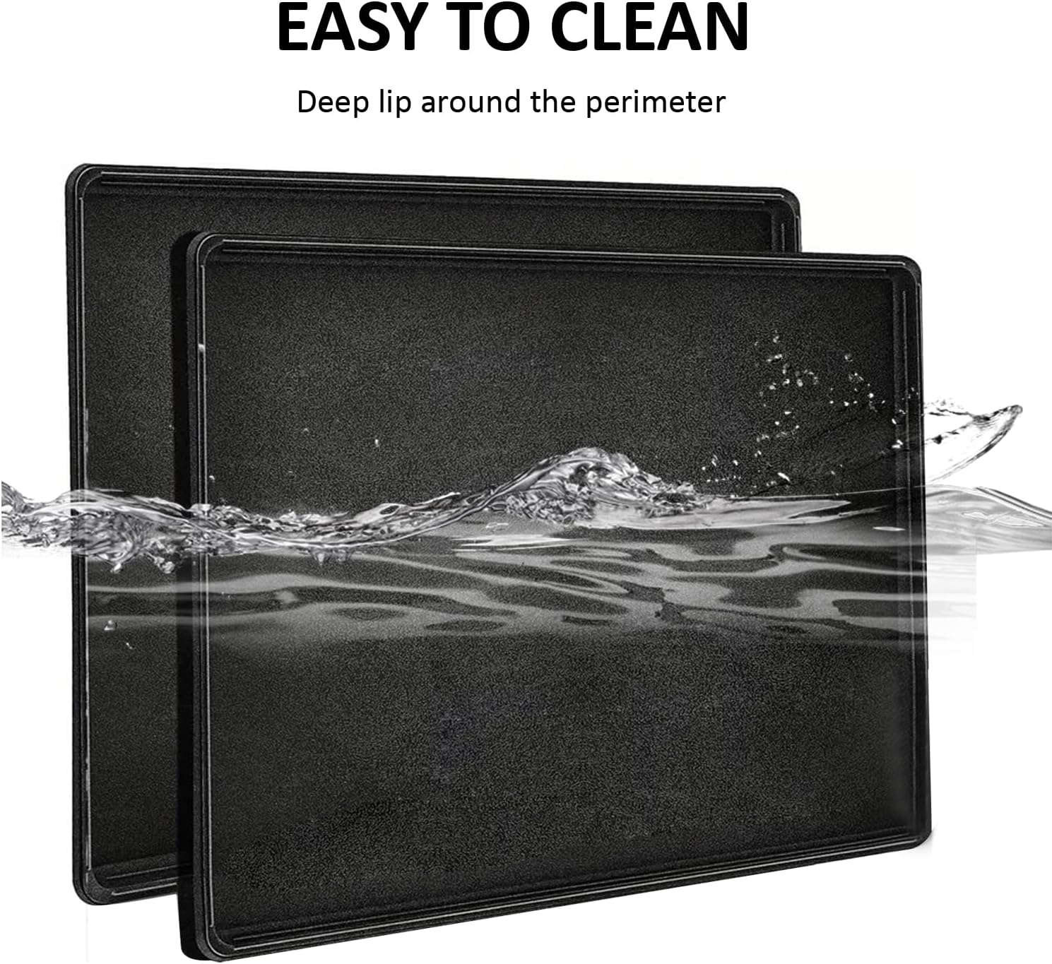 Replacement Tray for Dog Crate Pans Large 30 Inch Plastic Bottom Pan for Pet Kennel Crate Liner Trays (30 inch)