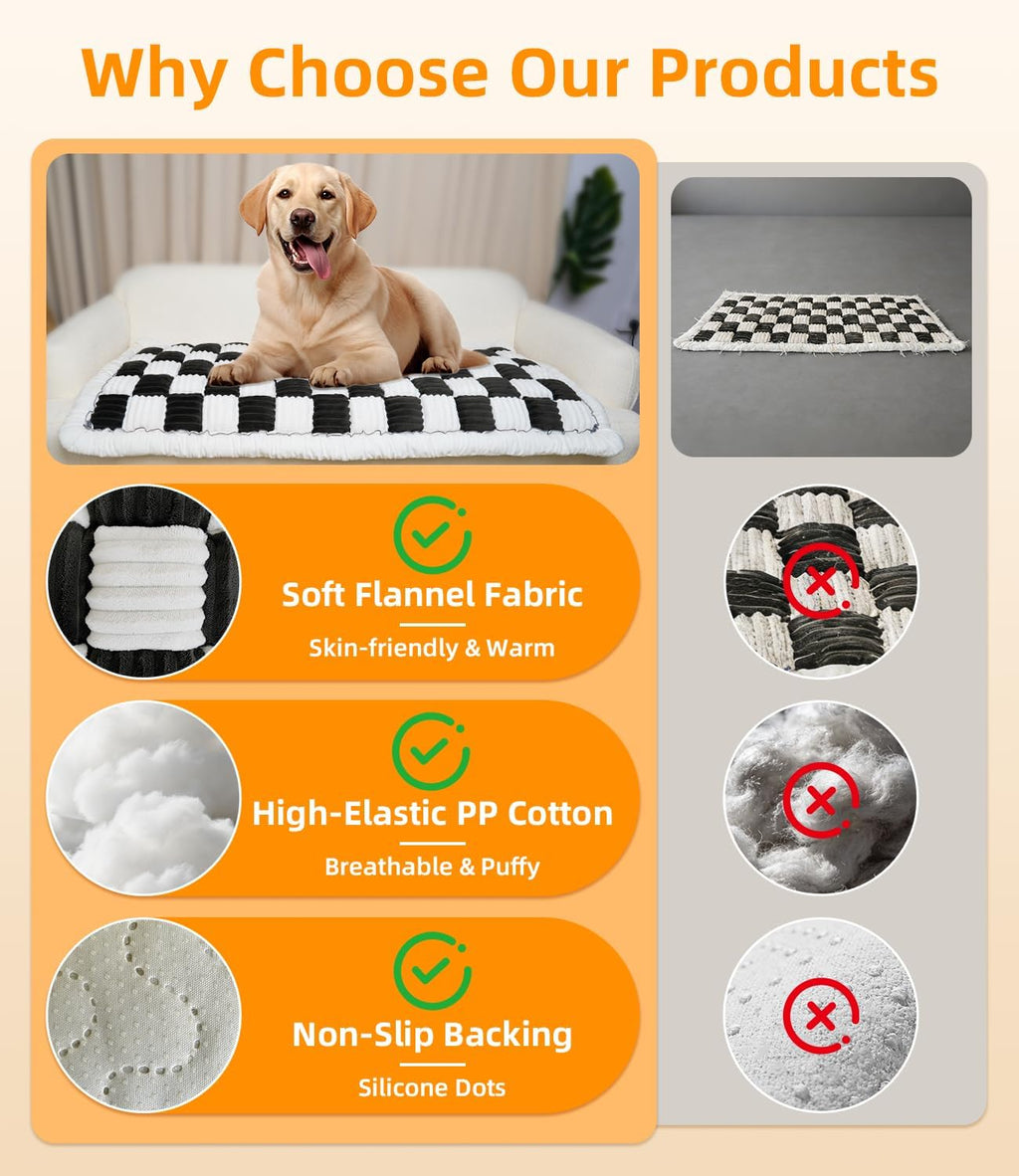 Dog Car Bed, Non-Slip Dog Seat Cover | Universal Back Seat Protector | Premium Chenille Comfort, Scratch Resistant, Silicone Backing & Machine Washable, Fits Most Cars, Trucks & SUVs