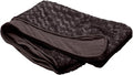 Furhaven Replacement Dog Bed Cover Ultra Plush Faux Fur & Suede Contour Luxe Lounger, Machine Washable - Chocolate, Jumbo Plus (XX-Large)