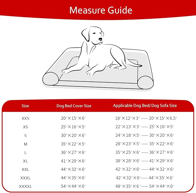 Waterproof Dog Bed Covers Replacement Washable Pet Hair Easy to Remove, Noiseless Quilted Puppy Pet Bed Cover Lovely Black Star Print 29x41 Inches, for Dog/Cat, Cover Only