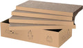 4 Packs in 1 Cat Scratch Pad with Box, Cat Scratcher Cardboard,Reversible,Durable Recyclable Cardboard, Suitable for Cats to Rest, Grind Claws and Play with Scratch Box
