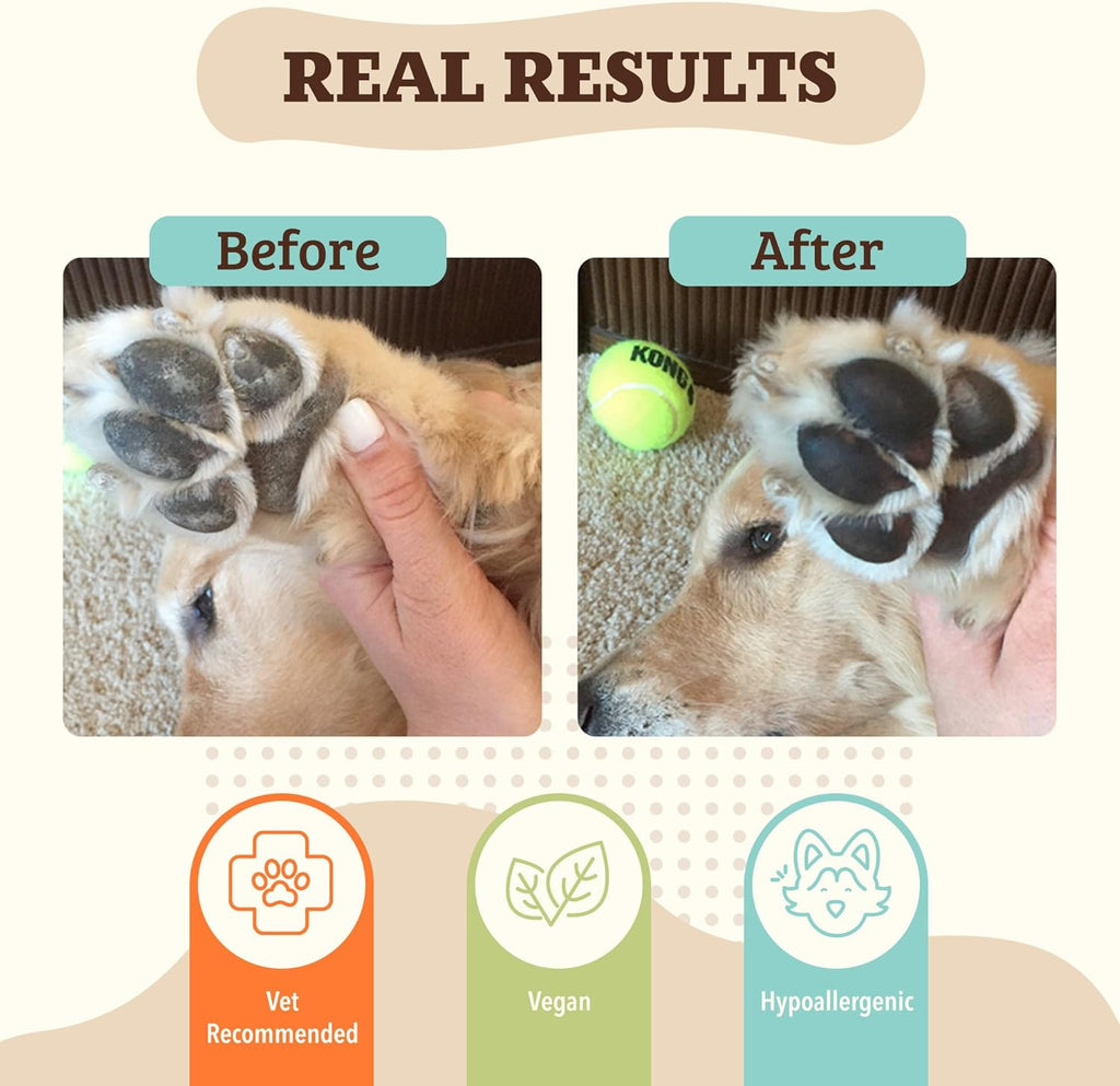 Natural Dog Company PawTection Dog Paw Wax – Dog Paw Protection for Hot Pavement, Sand, Asphalt & Trails, Waxy Barrier Balm for Summer Walks, Hiking & Beach Days, Non-Toxic, and Lick Safe, 2 oz Stick