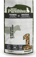 PureBites Mini Beef Single Ingredient Freeze Dried Dog Treats, 3 oz | 100% Beef, Freeze Dried Raw in USA, High-Value Training Reward, No Fillers, Great for Dogs with Allergies