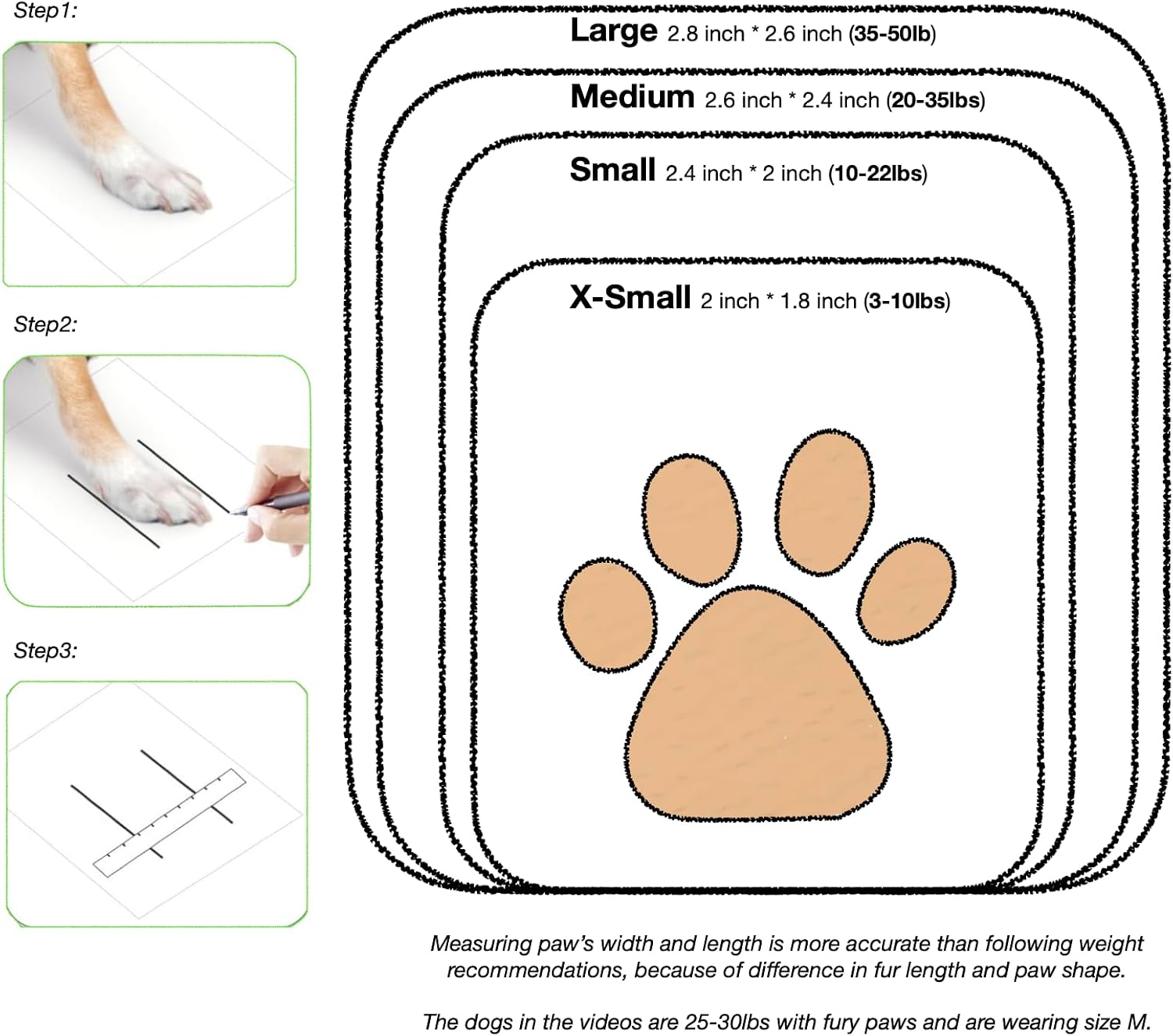 Ultra Soft Waterproof & Dirt-Resistant Yellow Dog Boots by Quality Life Hack (Plus One Free) - Size Small