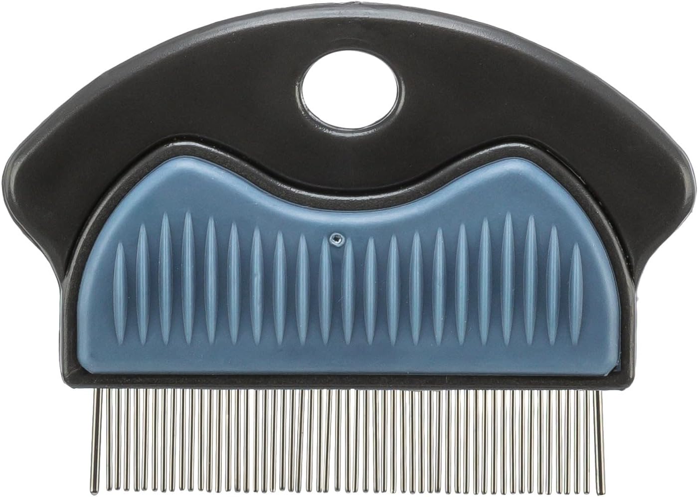 TRIXIE flea and dust comb - for diagnosing fleas and lice - rubberised plastic handle - for all coat types - 7 cm - 23761
