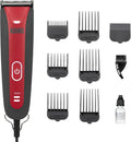 Kong 2-Speed Dog Clipper Grooming Kit Waterproof 6 Combs Medium Coat Types