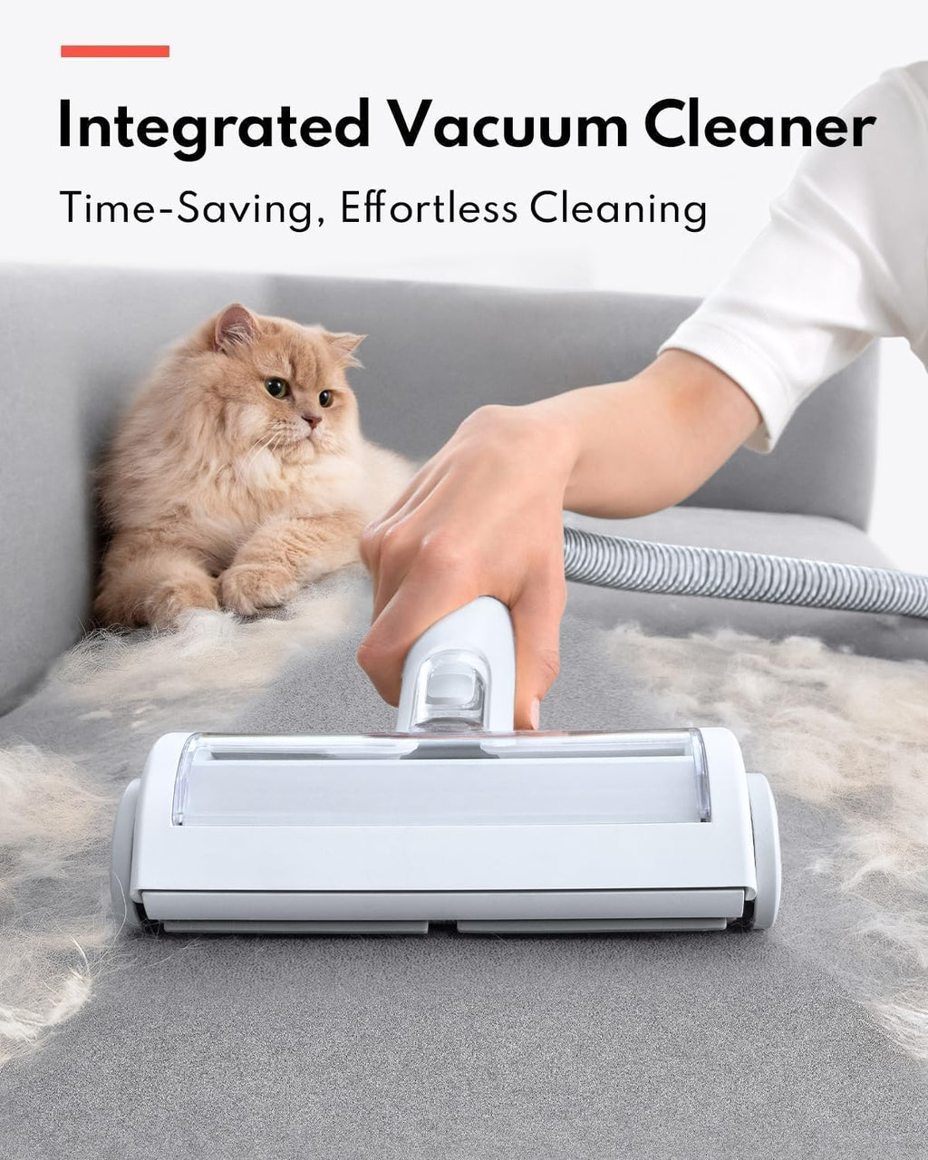 HomeRunPet Ultra Quiet Dog Grooming Vacuum, 12000Pa Suction, 6-in-1 Pet Clipper Kit for Dogs & Cats, Low Noise, Pet Friendly | 12000Pa Suction, 6-in-2 Pet Clipper Kit for Dogs & Cats, Low Noise, Pet Friendly