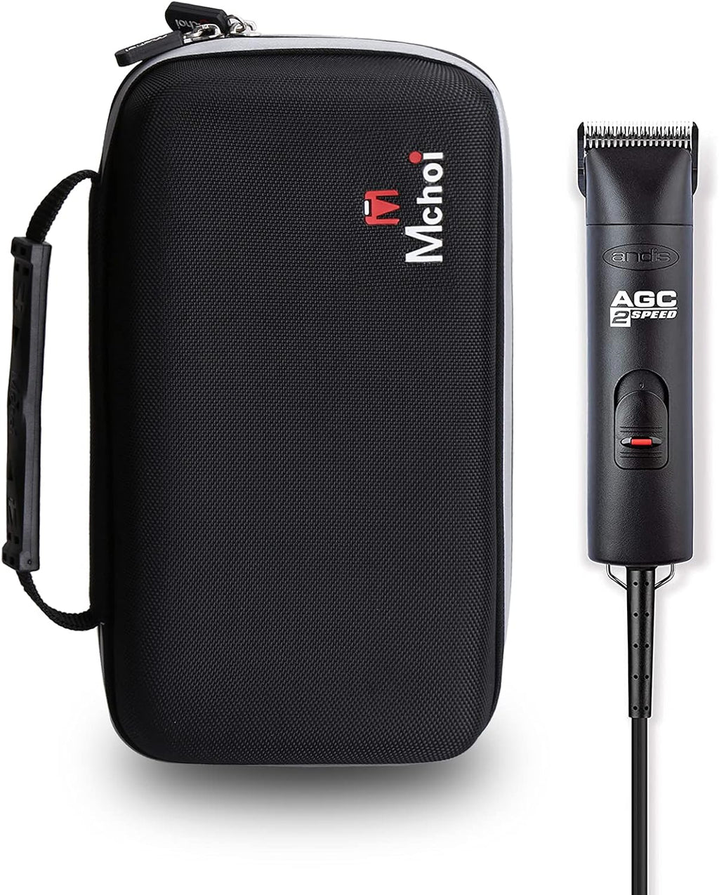 Mchoi Hard Portable Case Compatible with Andis UltraEdge Super 2-Speed Detachable Blade Professional Animal/Dog Grooming Clipper, Case Only