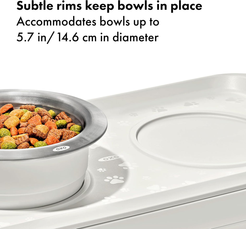 OXO Pet Adjustable Elevated Feeder