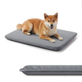 Waterproof Dog Crate Pad Medium Sized Dog, Dual-Sided Outdoor Dog Bed for Crate Washable, Cooling Dog Sleeping Foam Mat, Wipeable, 35×22, Grey