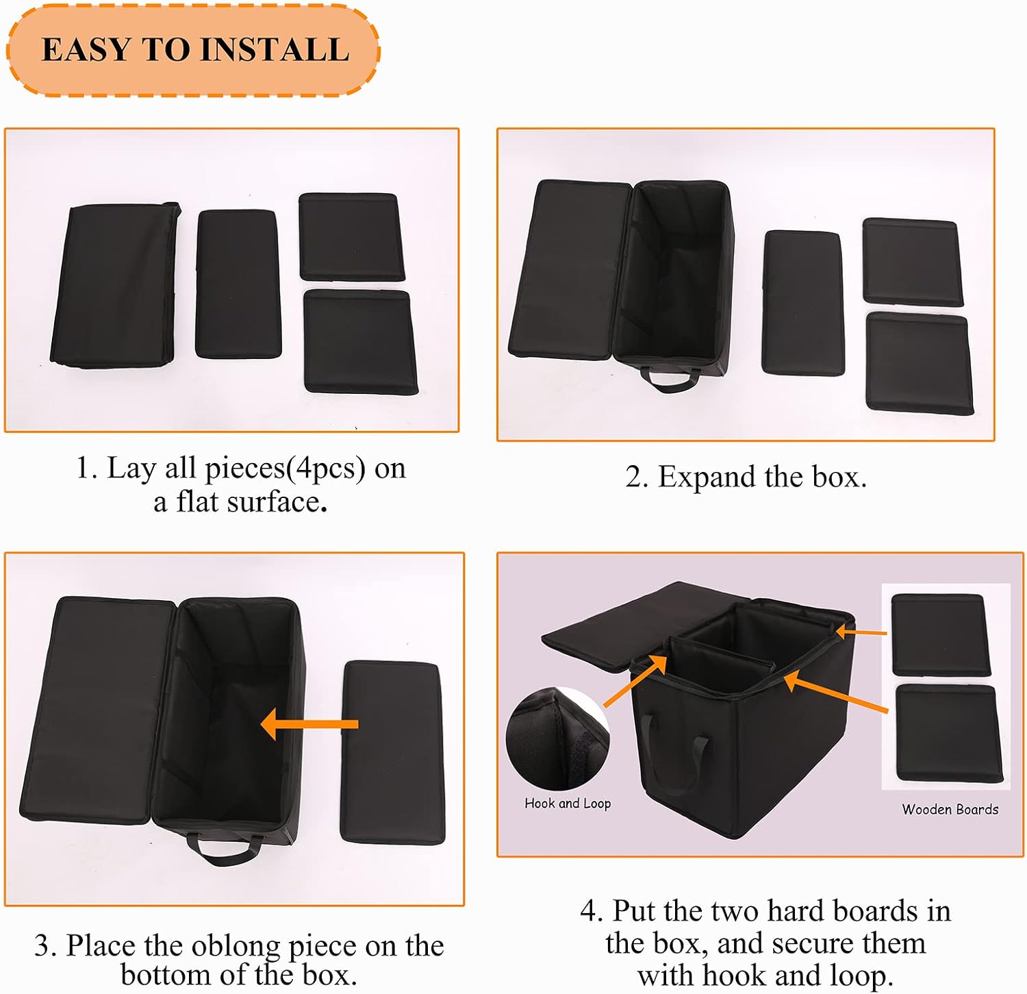 Dog Car Seat Extender with Storage, Front & Back Seat Extender for Dogs, Car Gap Seat Filler, Suitable for Dogs up to 200lbs (Medium Size: 20"x11.5"x14.5")
