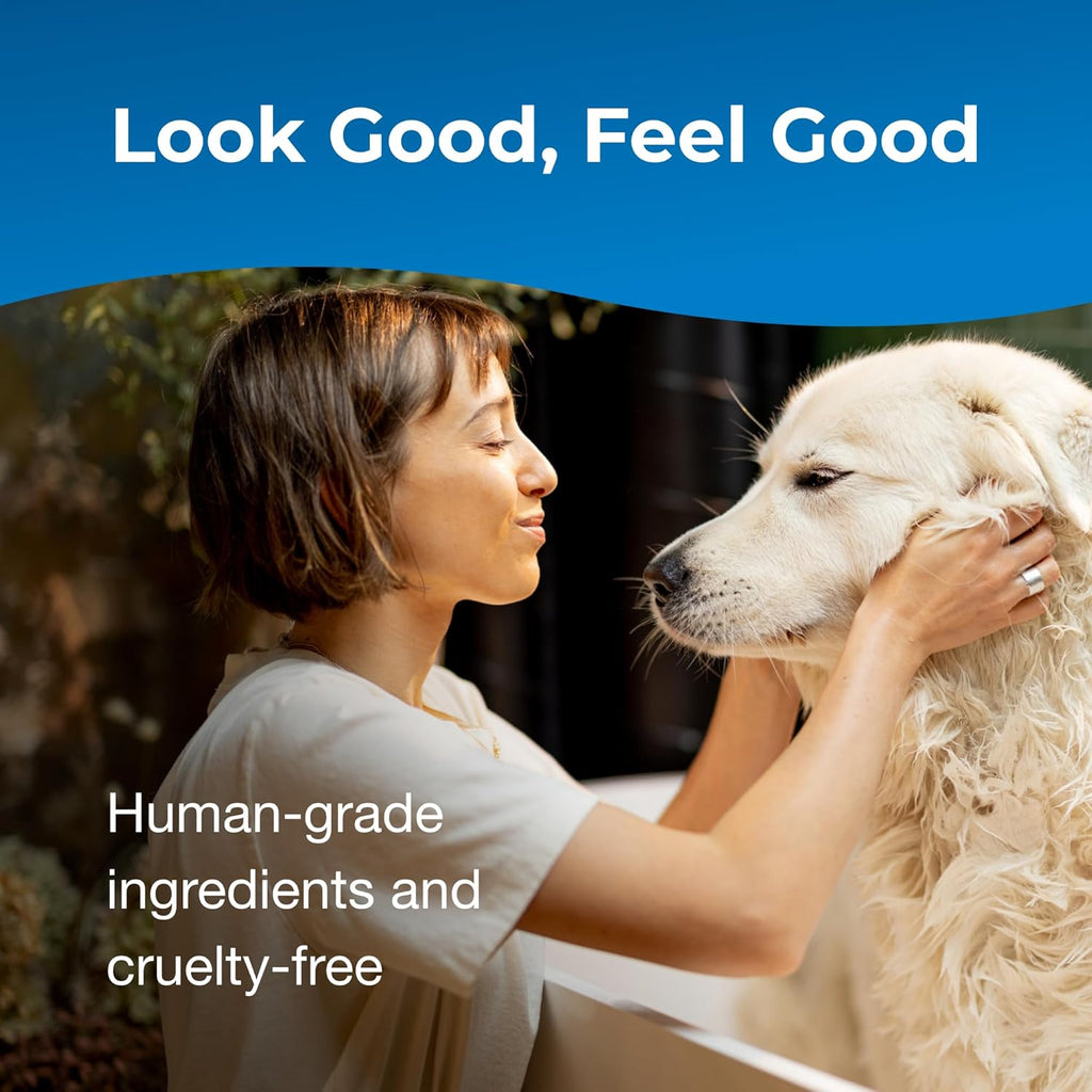 Pet-Ag Fresh ’n Clean Scented Creme Rinse Conditioner, Classic Fresh Scent - 18 oz - Reduces Mats and Tangles with Vitamin E & Aloe Vera - Strengthens & Repairs Coats - Soap Free